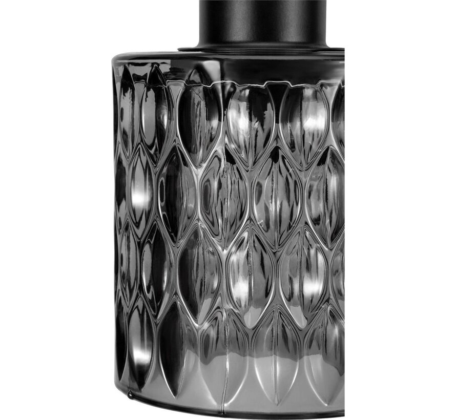 Pauleen Gleaming Magic Pendant Lamp - E27 - 25W - Ø 10,8cm - Grey Smoked Glass