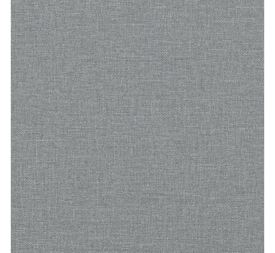 vidaXL Canapé-lit-90x190-cm-tissu-gris clair