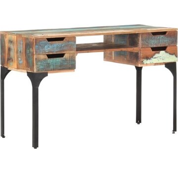 vidaXL vidaXL-Bureau-118x48x75-cm-bois-recyclé-solide