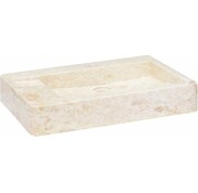 vidaXL vidaXL-Gutterstone-58x39x10-cm-marbre-crème