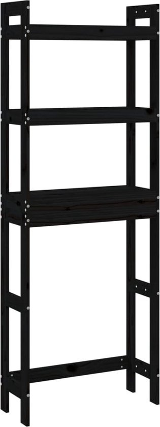 vidaXL-Toiletrek-63x26x171-cm-massif-bois vert-noir