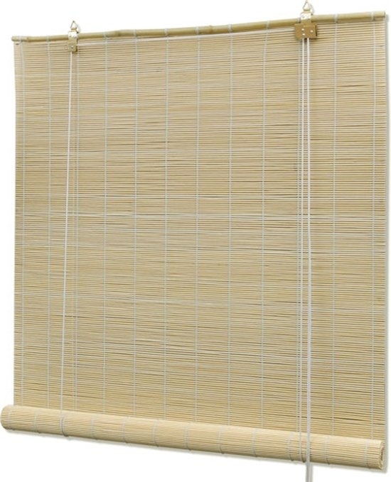 Rideau à enroulement vidaXL-100x160-cm-bamboo-naturel