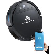 AyeWay AyeWay 3 in 1 Robot aspirateur - Robot laveur - Robot aspirateur - Système de nettoyage - Sans fil - Avec application