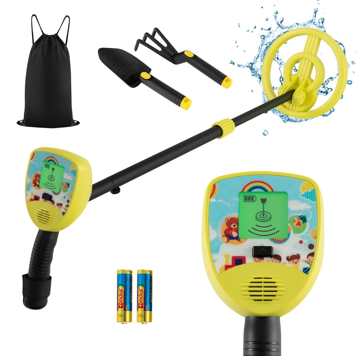 Détecteur de métaux Coast pour enfants Matériel de recherche de métaux très précis Profondeur de 10 cm pour les recherches en extérieur Trésor
