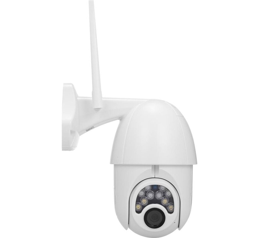 PuroTech Caméra de sécurité - Wifi Smart - Etanche IP66 - Caméra IP - Rotative et inclinable - Extérieure - Câblée - Full HD 1080P - Vision nocturne - Internet sans fil - Avec enregistreur