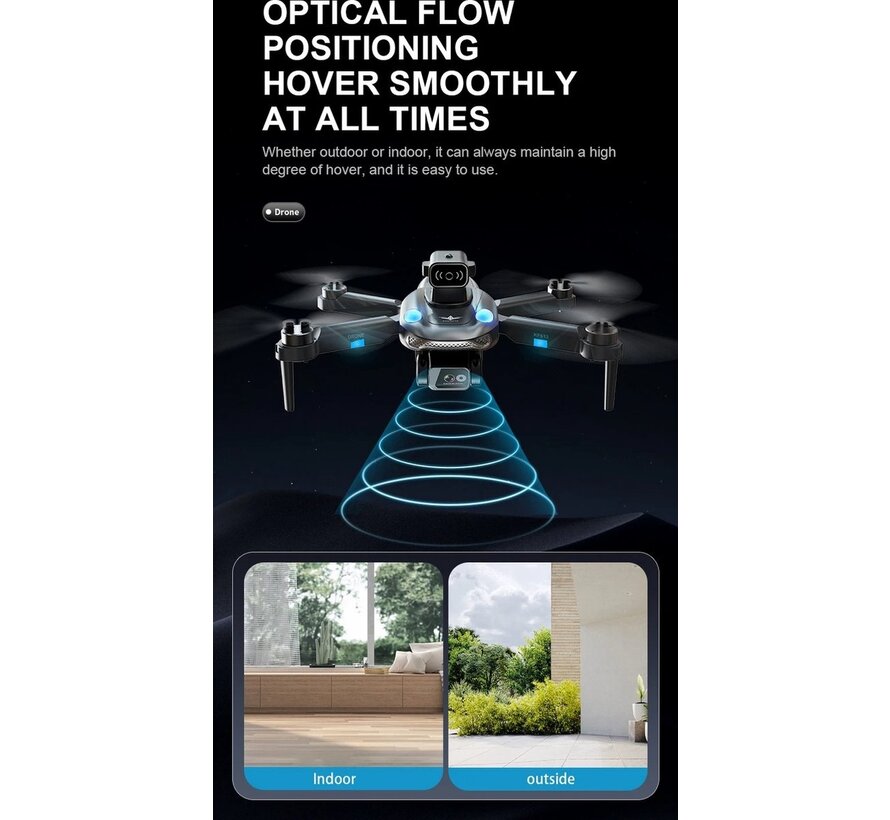 PuroTech Mini Quad Drone - Caméra Full HD 4K - 54 minutes de vol - Évitement des obstacles - 3 batteries incluses - Pas besoin de permis de vol - Convient aux enfants / adultes - Cadeau Noël & Sinterklaas