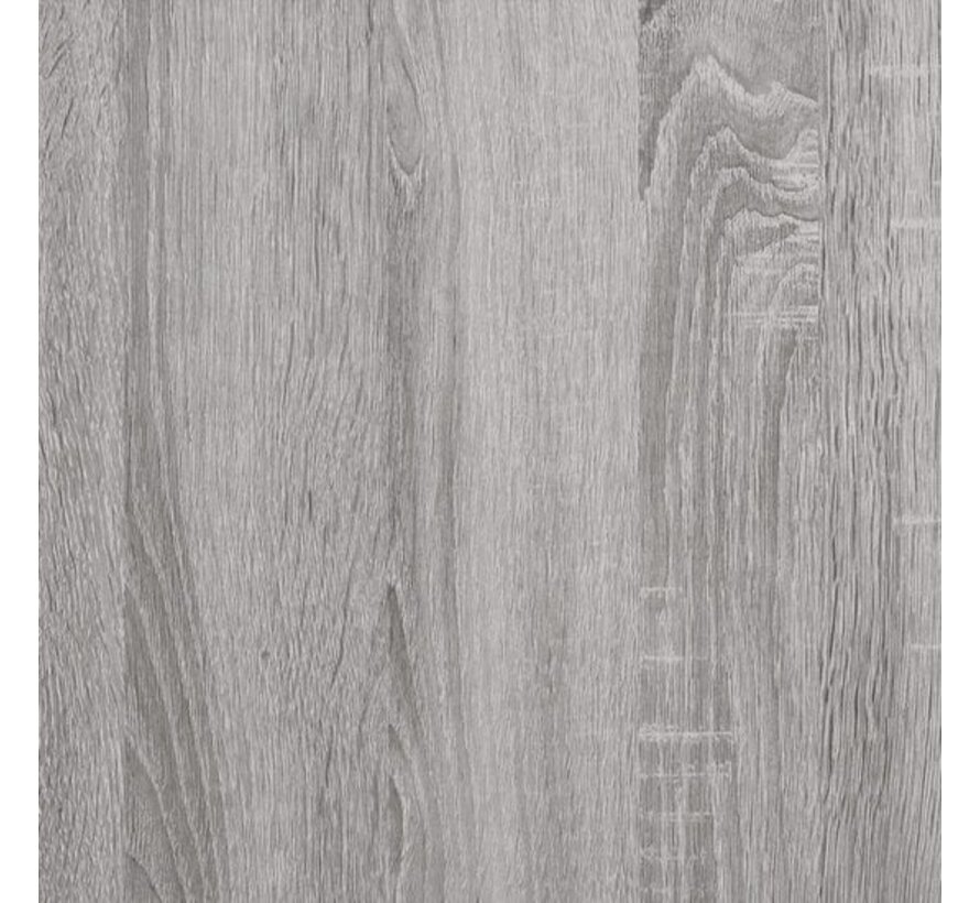 vidaXL-Cadre de lit-bois-travaillé-gris-sonoma-chêne-180x200-cm
