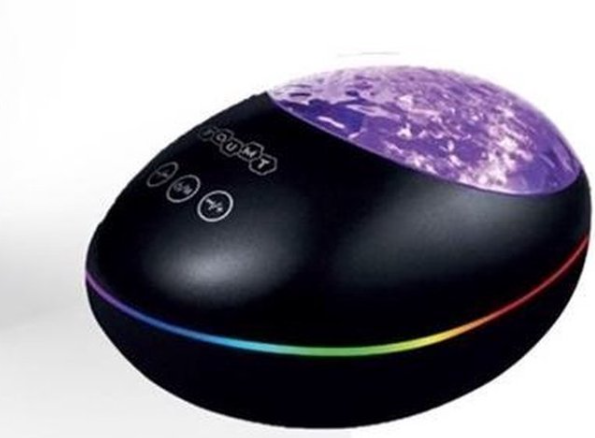 Foumt LuckyStone Star Projector - Projecteur Galaxy - Veilleuse - Boîte à musique bluetooth - Noir