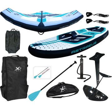 XQ Max XQ Max Hydrofoil Set - jusqu'à 100 kg - 155x70x15 cm - Set complet - Bleu