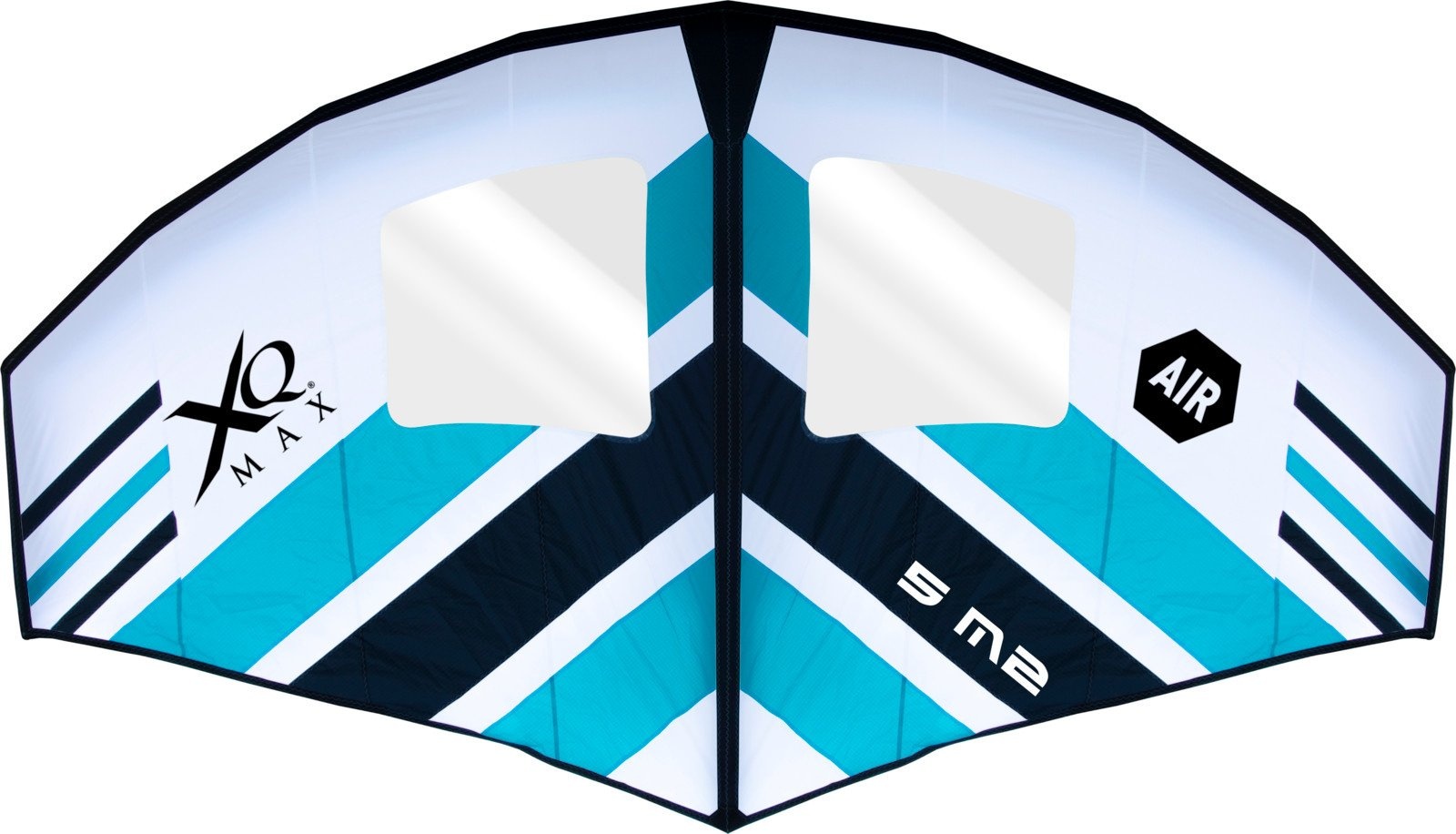 XQ Max Wing 5m2 - 345 cm de large 200 cm de haut - Avec sac de transport - Bleu/Blanc