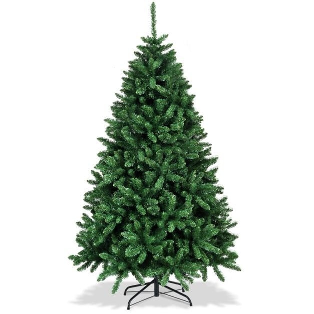 Coast Artificial Christmas Tree - Avec support métallique pliable - 1355 branches - 108x180 cm - Matière PVC