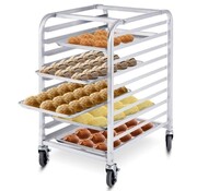 Coast Coast Serving Trolley - 10 plateaux - Max. 15 kg par plateau - 66 x 52 x 97 cm - Silver