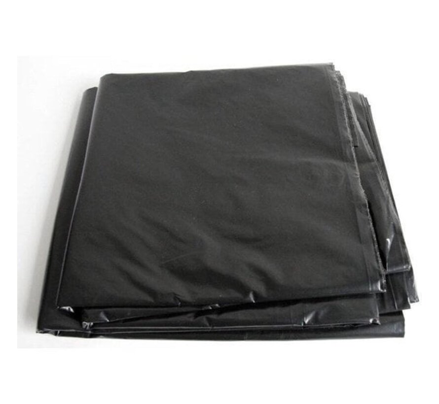 Bâche noire - 4 x 6 mètres - bâche de sol / bâche de couverture en polypropylène