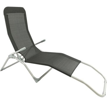 Lifetime Garden Lifetime Garden Lounger - Pliable - 187 x 60 x 93 CM - 5 KG - Noir