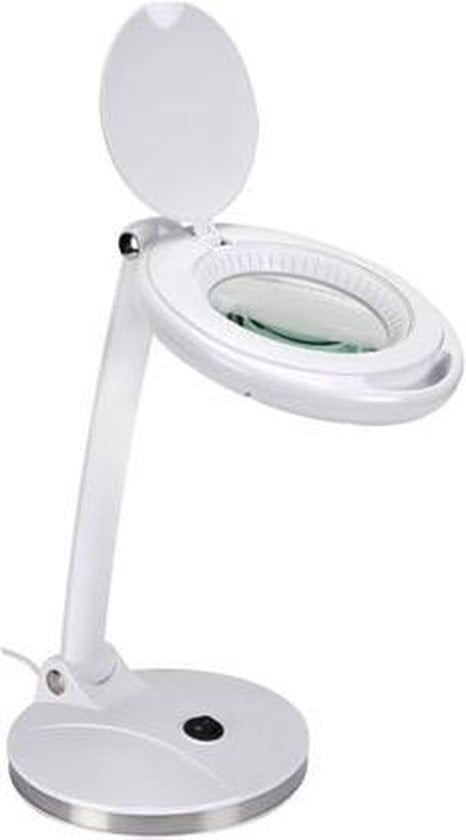 Velleman Lampe loupe, 30 LED SMD, 6 W, dioptrie 5, idéal pour les travaux de précision, blanc