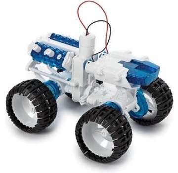 Merkloos Velleman Kit de construction éducatif, voiture tout-terrain, alimentée par de l'eau salée, robot-jouet, jouets de construction STEM