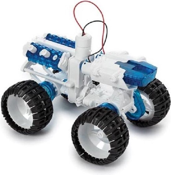 Velleman Kit de construction éducatif, voiture tout-terrain, alimentée par de l'eau salée, robot-jouet, jouets de construction STEM