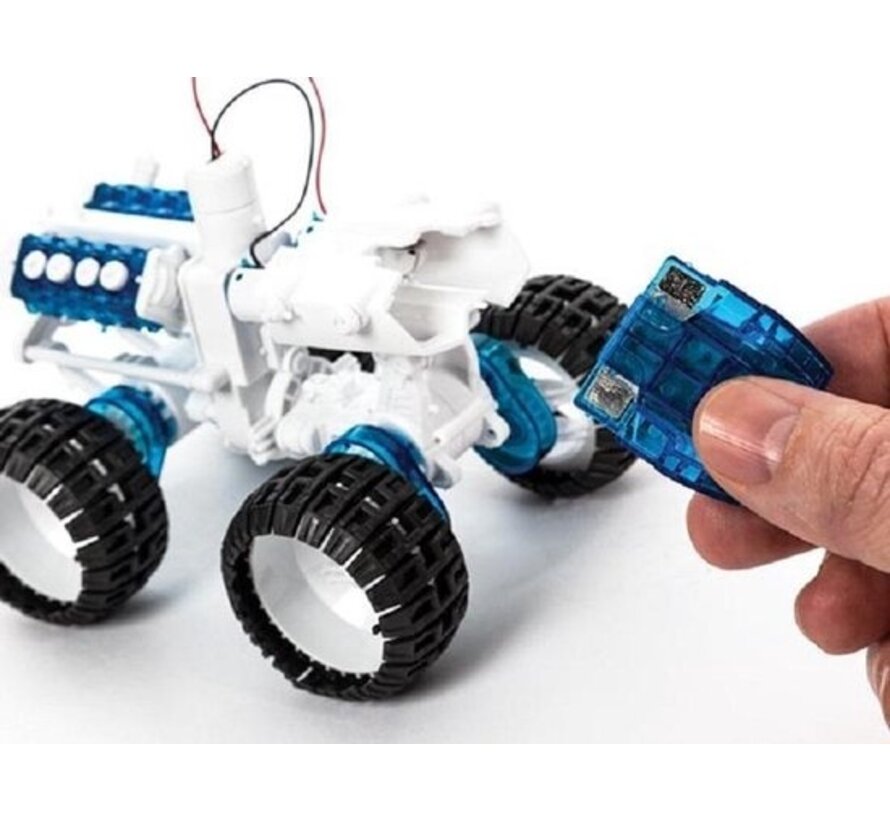 Velleman Kit de construction éducatif, voiture tout-terrain, alimentée par de l'eau salée, robot-jouet, jouets de construction STEM