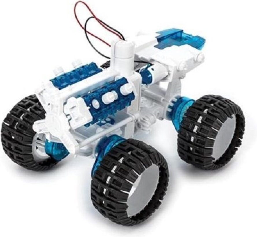 Velleman Kit de construction éducatif, voiture tout-terrain, alimentée par de l'eau salée, robot-jouet, jouets de construction STEM