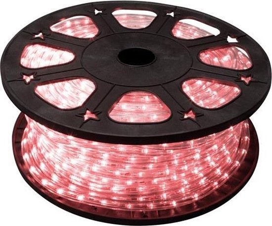 HQ-Power Lightsnake, 36 LED/mètre, 1 canal, intérieur et extérieur, rouge, 45 m