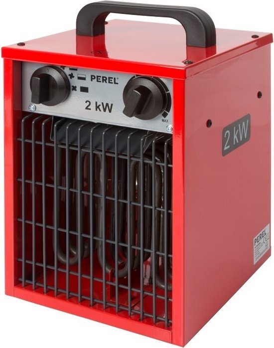Perel Chauffe-ventilateur, pour l'intérieur, 3 niveaux de chaleur, 2000 W