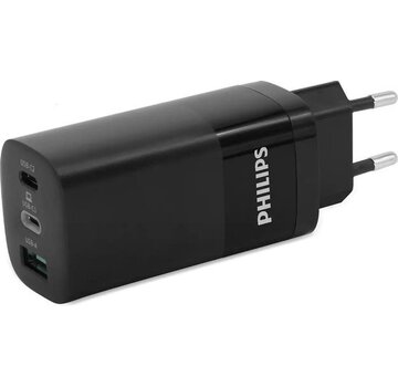 Philips Philips Chargeur mural - DLP2681/12 - 1x USB-A - 2x USB-C - Charge rapide - 65 watts