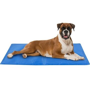 MAXXPRO maxxpro Cooling Mat Size L - 50 x 65 cm - Chiens de taille moyenne - Non toxique - Refroidissement instantané - Bleu