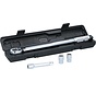 Dunlop Torque Wrench - 5-Piece - 18 Setting - 40-210 Nm - 2 Sockets - Extension - Case - Steel