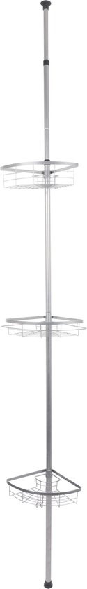 Bain et douche Support d'angle pour salle de bains avec 3 paniers
