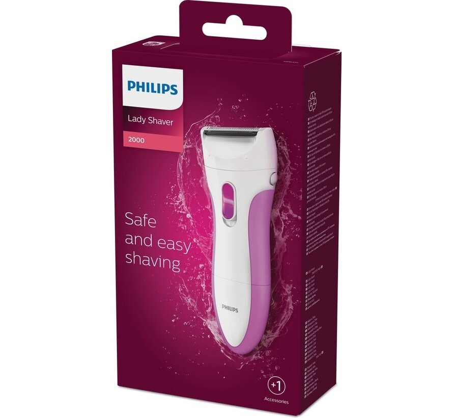 Philips SatinShave Essential HP6341/00 - Rasoir pour femmes - Rose
