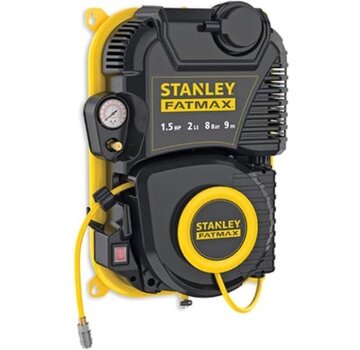 Stanley Stanley - Compresseur professionnel - sans huile - Walltech - Faible niveau sonore - 24 L / 1.5 hp / 8 bar