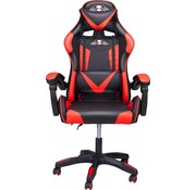 No Fear No Fear Gaming Chair - Chaise de jeu - Chaise de bureau - Hauteur réglable de 46 à 56 cm - Rouge/Noir