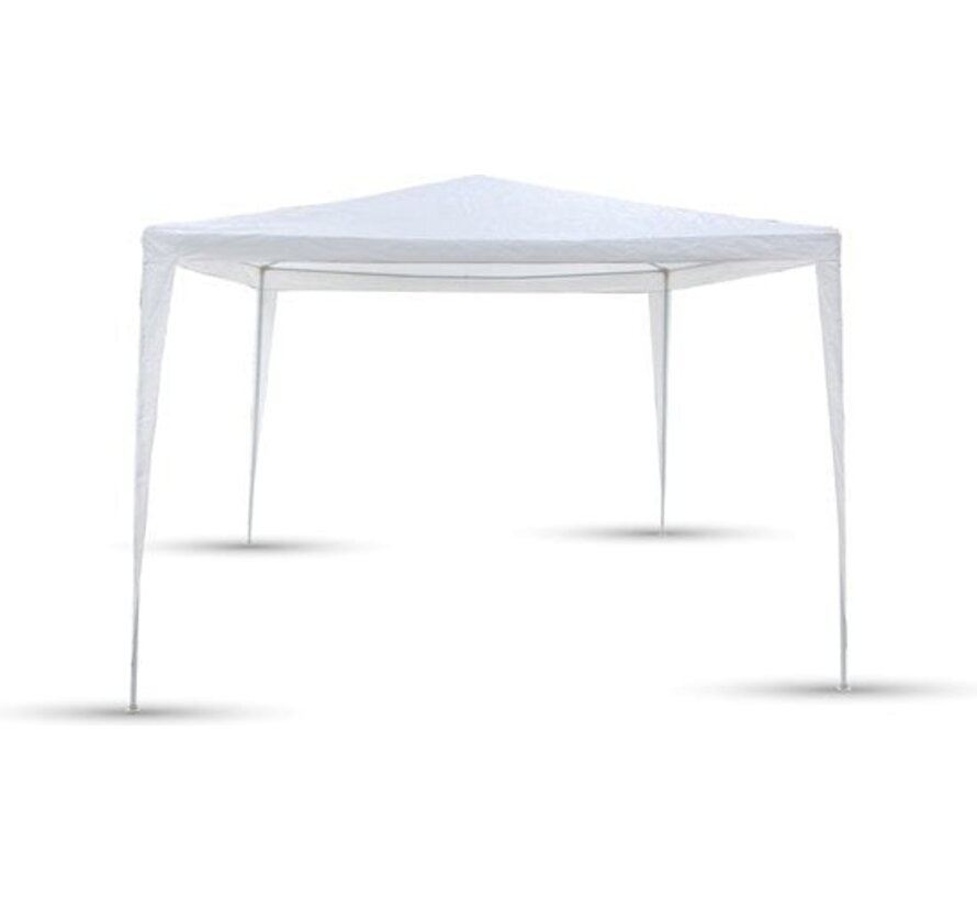 Tente de réception - 3x3m - Constructible - Sans parois latérales - Blanc