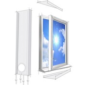 Alpina Alpina Airco Window Seal Kit - Universal - pour fenêtre et porte - 220 x 30 cm