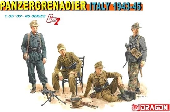 1:35 Dragon 6348 Panzergrenadier - Italie 1943-45 Kit de maquettes en plastique