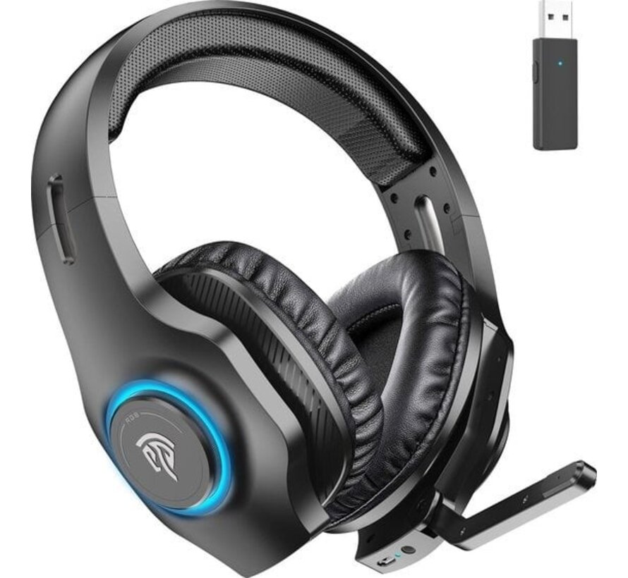 SMX Wireless Pro Gaming Headset 7.1 Virtual 3D surround with Microphone - V2 - Noise Cancelling Headset - PS4/PS5/PC