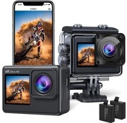 Strex Strex Action Camera 4K 24MP - 60FPS / 30M Waterproof / WiFi - Inclut 20 accessoires - Caméra d'action - Caméra sous-marine