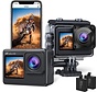 Strex Action Camera 4K 24MP - 60FPS / 30M Waterproof / WiFi - Inclut 20 accessoires - Caméra d'action - Caméra sous-marine
