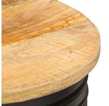 vidaXL vidaXL - Table basse - 43x55 - cm - solide - bois de manguier