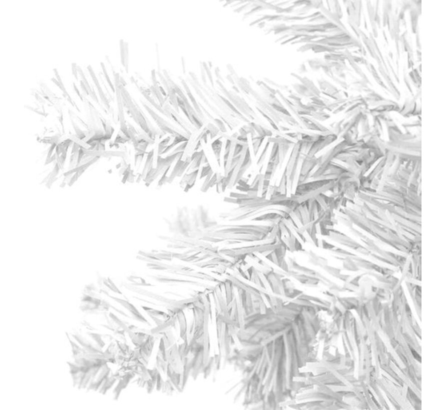 vidaXL - Arbre de Noël artificiel - blanc - L - 240 - cm
