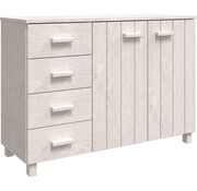 vidaXL vidaXL - Buffet - HAMAR - 113x40x80 - cm - massif - pin - blanc