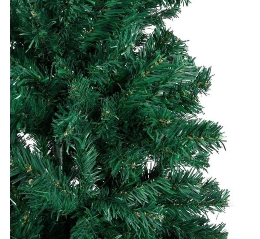 vidaXL - Arbre de Noël artificiel - avec - branches - épaisses - 180 - cm - PVC - vert