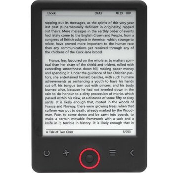 Denver Denver Ebook reader - E reader - 4GB + MicroSD jusqu'à 32GB - 6" E-INK - EBO620