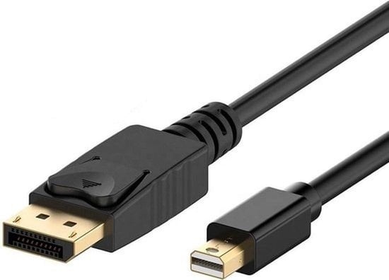 Garpex® Câble Mini DisplayPort vers DisplayPort - Câble Mini DP vers DP - 4K 60Hz Ultra HD - 1.8 mètres
