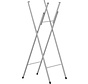 vidaXL - Pieds de table de bar - pliables - 45x53x108 - cm - acier - couleur argentée