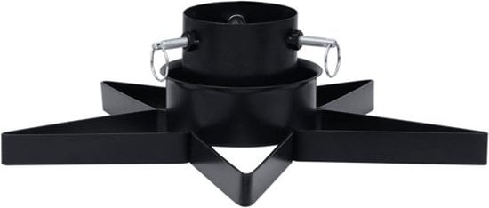 vidaXL - Support pour sapin de Noël - 47x47x13,5 - cm - noir