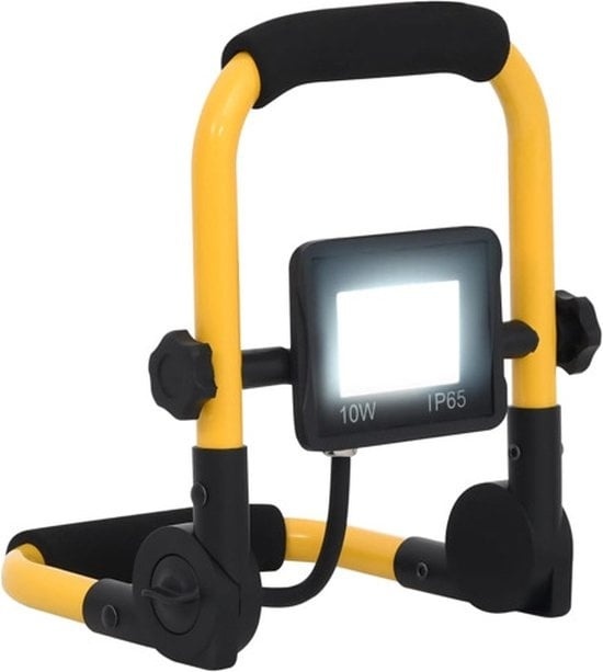 vidaXL Projecteur avec poignée LED 10 W blanc froid