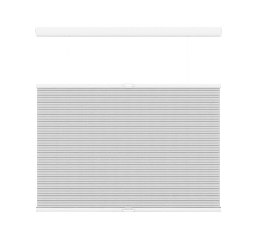GAMMA Rideau plissé - sans cordon - translucide - blanc - L60 x H180 cm