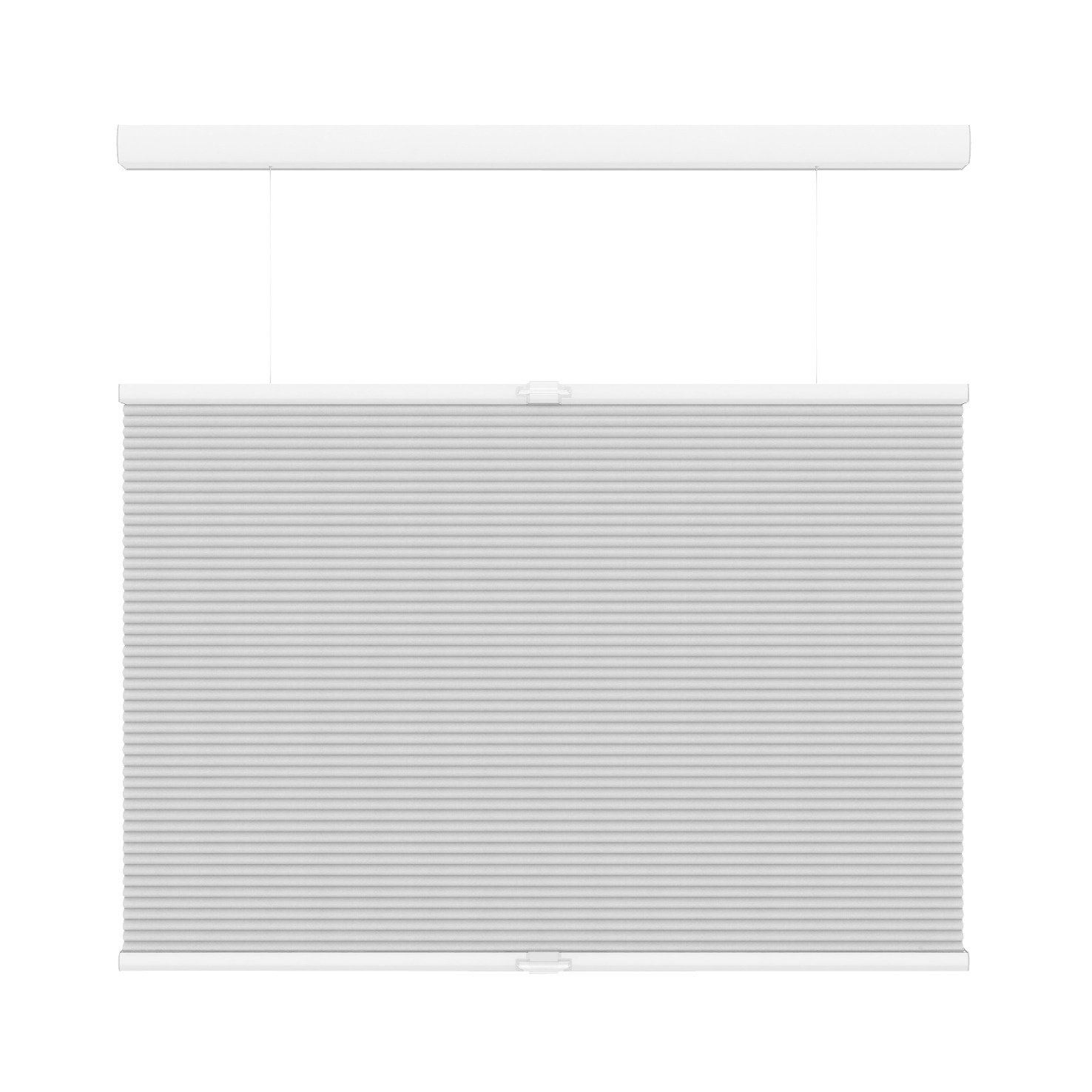 GAMMA Rideau plissé - sans cordon - translucide - blanc - L60 x H180 cm