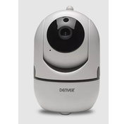 Denver Denver Caméra de sécurité intérieure HD avec TUYA (app) - Caméra Wifi pour animaux de compagnie avec vision nocturne et détection de mouvement - SHC150 - Blanc